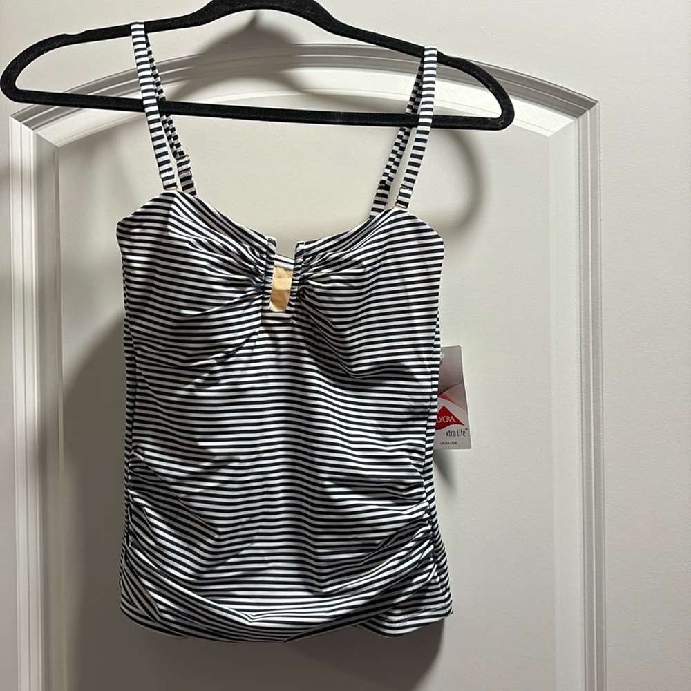 Lands End Tankini Top Slendersuit